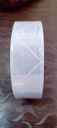 Pvc Reflective Tape - 50 Mm Width, White Color, 0.5 Mm Thickness | High Reflectivity, Strong Adhesive For Safety Jackets And Traffic Control