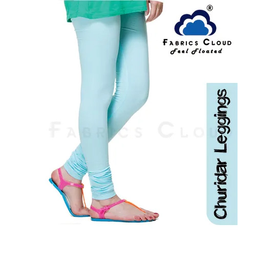 Churidar Leggings (4 way Stretchable) (Bio Wash)(Sky Blue)