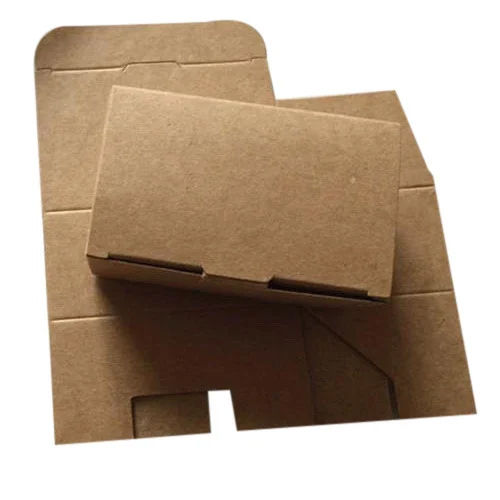 Brown Rectangular Paper Corrugated Packaging Box