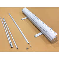 Aluminium Roll Up Banner Stand - Aluminum, Various Sizes | Durable, Telescopic Pole, Portable For Indoor & Outdoor Use