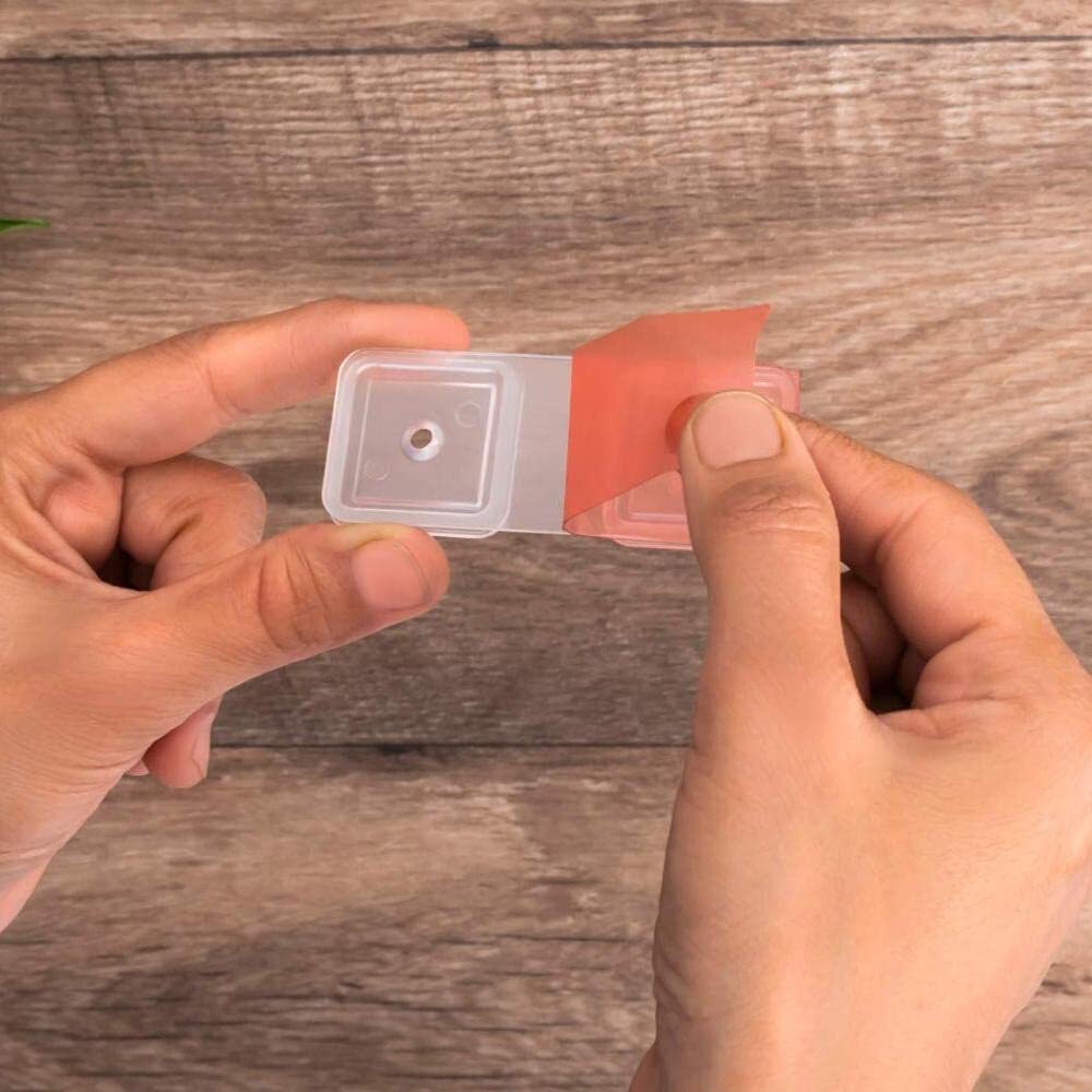 Wall Mounted Plastic Dry Food Rice Grains Cereal Storage Push Button Dispenser Jar for Home and Kitchen