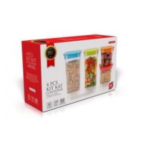 4 Pc Kitkat Container Set 500 1000 ML