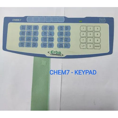 Erba Chem 7 Biochemistry Analyzer Keypad