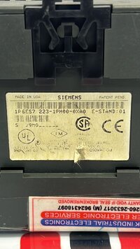 SIEMENS MODULE 6ES7223-1PH00-0XA0