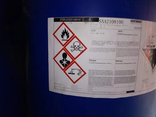 Ethylenediamine EDA - Clear Colorless Liquid, Versatile Chemical Compound for Chelating Agents, Epoxy Curing, Agricultural Applications, Polymer Production