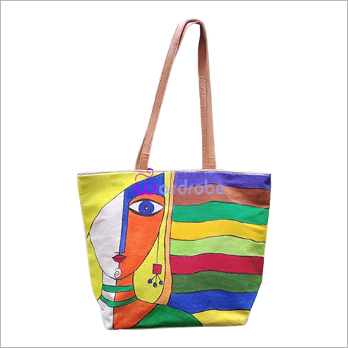 Multicolor Hpcbt1D6 Hand Painted Canvas Bag