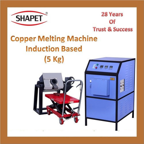 5Kg Copper Induction Based Melting Machine