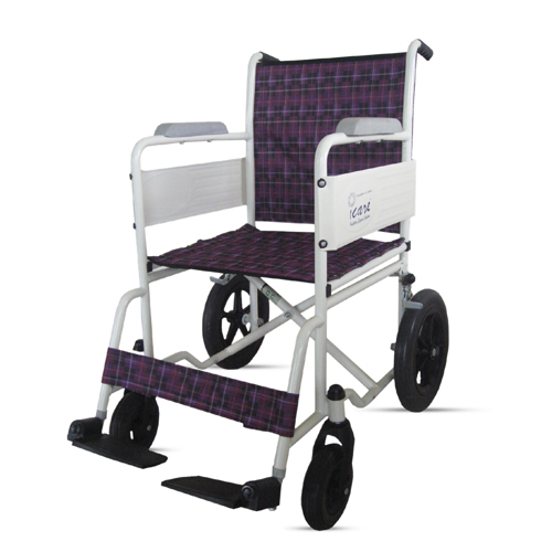 Hospital Folding Attendant Wheelchair