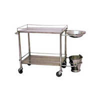 Hospital Dressing Trolley - Stainless Steel, Available In Different Sizes | Eco-friendly, Durable, Commercial Furniture Solution