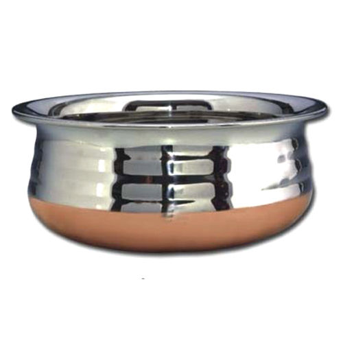 Stainless Steel Copper Bottom Urli Handi