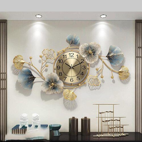 Iron Hanging Wall Clock Gender: Unisex