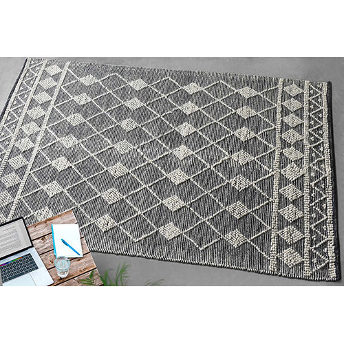 Grey Minden Textured Rugs