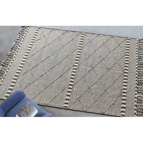 Salton Textured Rugs Back Material: Anti-Slip Latex