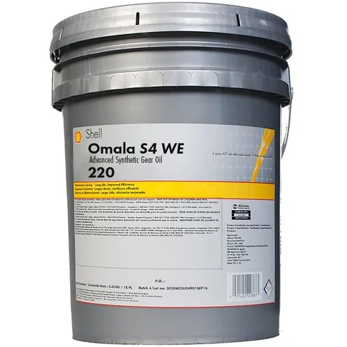 Shell Omala S4 We 220 Gear Oil Application: Industrial