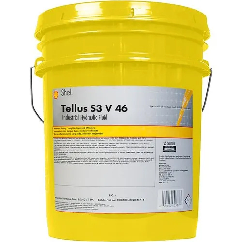 Shell Tellus S3 V 46 Hydraulic Fluid Oil Application: Industrial