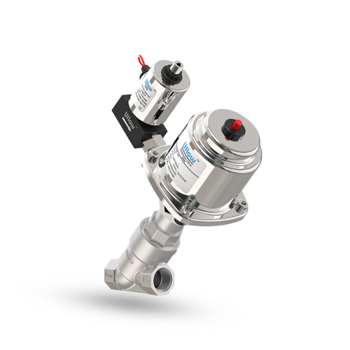 1-1/2 Pneumatically Y Type Control Valve NC (Screwed)