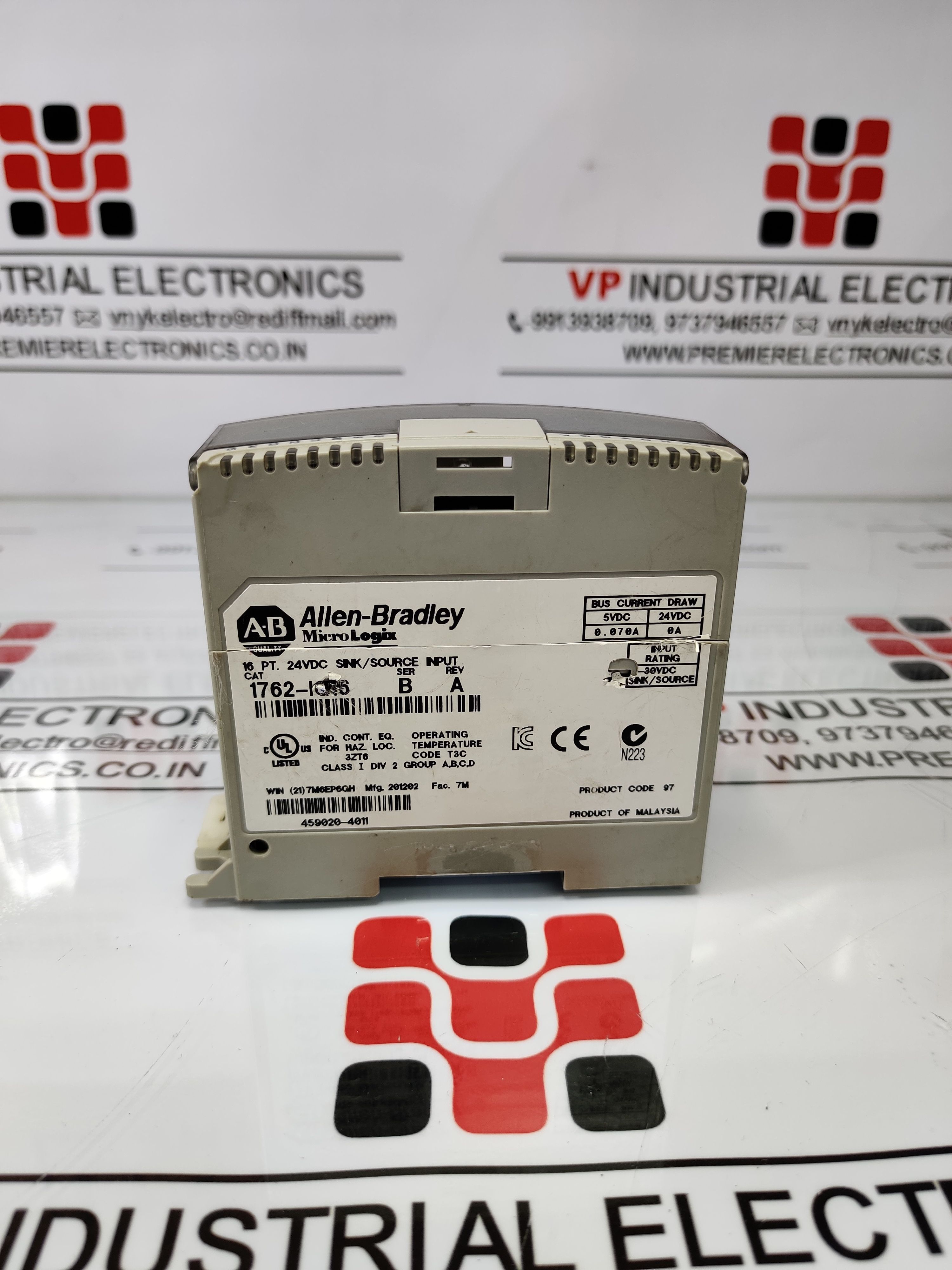 Allen Bradley input module 1762-IQ16