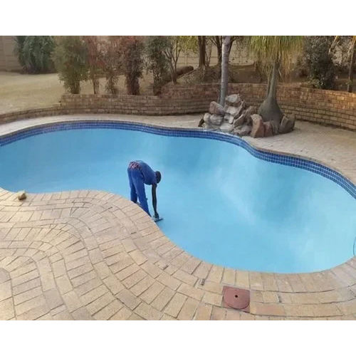 Blue Swimming Pool Waterproofing Service