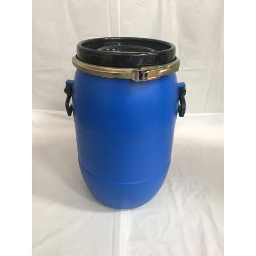 Blue Plastic Storage Drums