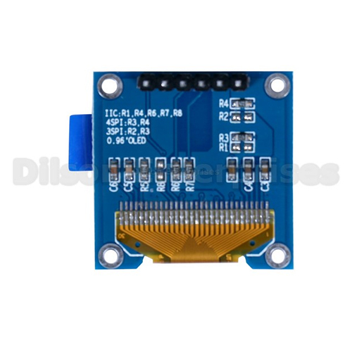 0.96 Inch Blue OLED Show Module 128X64 4 Pin