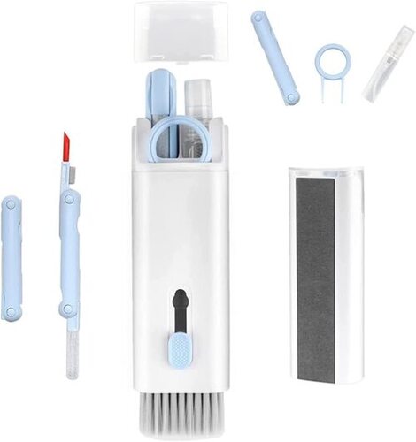 7 IN 1 ELECTRONIC CLEANER KIT CLEANING KIT FOR MONITOR KEYBOARD AIRPODS SCREEN DUST BRUSH INCLUDING SOFT SWEEP SWIPE AIRPOD CLEANER PEN KEY PULLER AND SPRAY BOTTLE (6462)