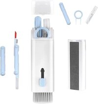 7 In 1 Electronic Cleaner Kit - Plastic Body, Multi/assorted Color | Includes Dust Brush, Soft Sweep, Airpods Cleaner Pen, Key Puller, Spray Bottle