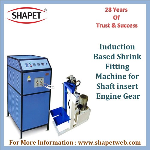 Induction Based Gear Shaft Shrink Fitting Machine