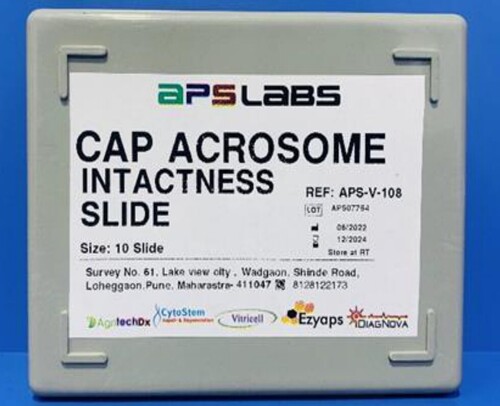 CAP ACROSOME INTACTNESS SLIDE