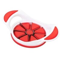 Apple Cutter Deluxe - Stainless Steel & High-density Plastic, Standard Size, Red And White Color, Ergonomic Handle, Hand Wash Recommended, Dishwasher Safe