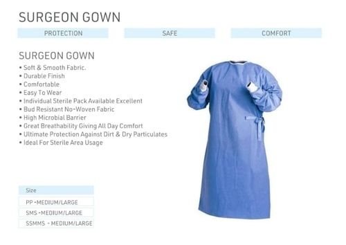 Soft Grip Surgeon Gown