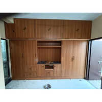 Brown Living Room Pvc Cupboard