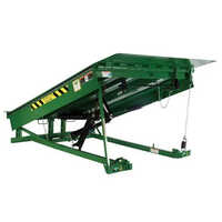 Kelley Hydraulic Dock Leveler - Steel, 220 Voltage, Green | Manual Control System, 1 Year Warranty
