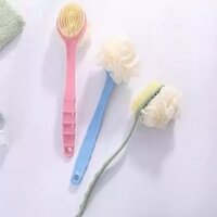 Bathing Body Brush Long Handle - Color: Pink Blue Green