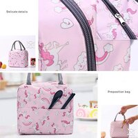 Insulated Lunch Bags for Office Women Student Kids to School Tiffin Lunch Bag for Office College colors as per stock