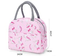 Insulated Lunch Bags for Office Women Student Kids to School Tiffin Lunch Bag for Office College colors as per stock