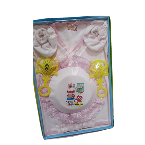 Baby Garments Cap With Toys - Cotton, Daily Wear, Pink | Soft and Breathable Fabrics Including Onesies, Pajamas, Hats, Mittens, and Socks