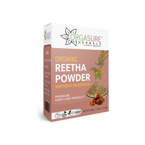 Orgasure Chemical-Free Reetha Powder for Hair - Premium Quality Direct from Factory