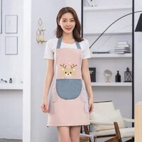 Waterproof Apron With Pockets For Women And Hand Wiping Kitchen Apron Waterproof And Oil Proof Kitchen Accessories Items For Home Cooking Fits Men Women Home Restaurant