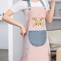 Waterproof Apron With Pockets for Women and Hand Wiping Kitchen Apron Waterproof and Oil proof Kitchen Accessories Items for Home Cooking Fits Men Women Home Restaurant