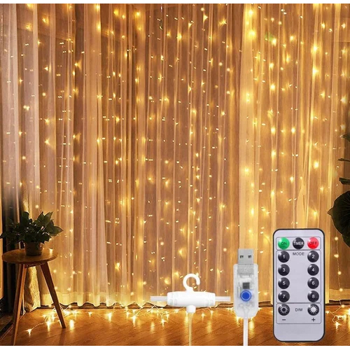 Copper String LED light 10 MTR 100 LED USB Operated Decorative Lights 100  LEDs 10 m Yellow Rice Lights Price in India - Buy Copper String LED light  10 MTR 100 LED