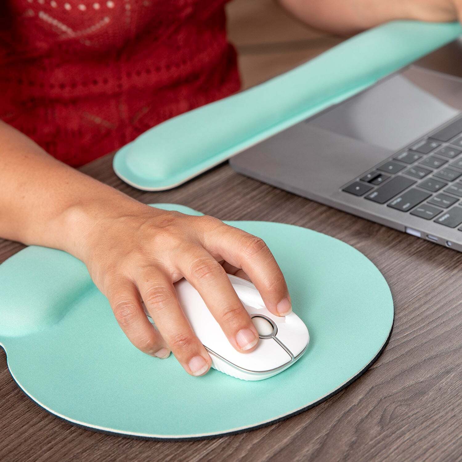 WRIST S MOUSE PAD USED FOR MOUSE WHILE USING COMPUTER (6161A)