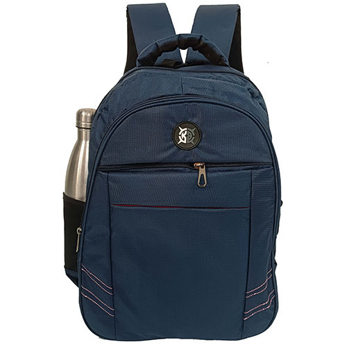 Bottle Pocket Office Laptop Bag - Design: Plain