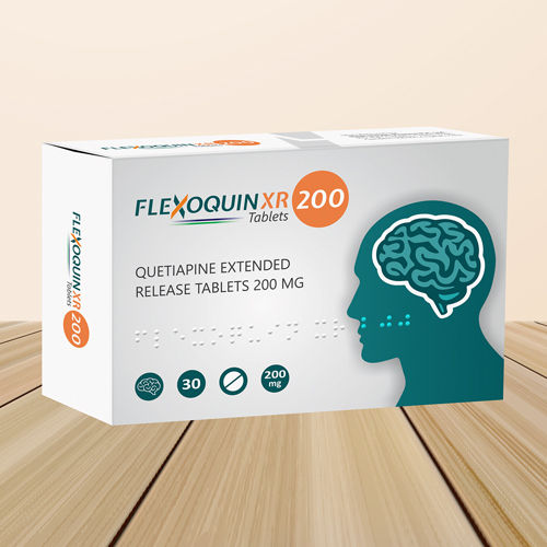 Flexoquin XR 200 Quetiapine Extended Release Tablets 200 mg