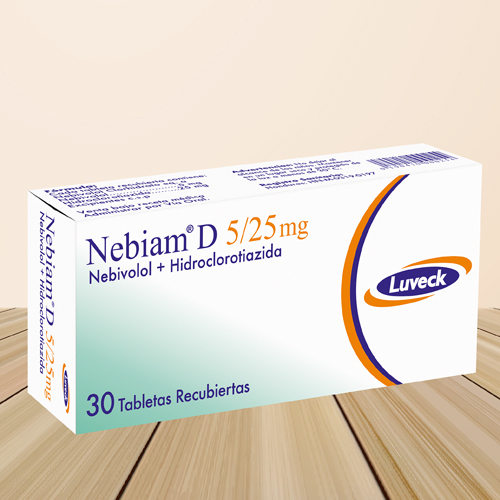 Nebiam D Nebivolol And Hydrochlorothiazide Tablets 5 mg-25 mg