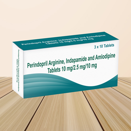 Perindopril Arginine Indapamide And Amlodipine Tablets 10mg-2.5mg-10 mg