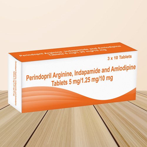 Perindopril Arginine Indapamide And Amlodipine Tablets 5mg-1.25mg-10 mg