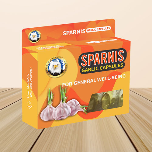 Sparnis Garlic Oil And Vitamin E Soft Gelatin Capsules