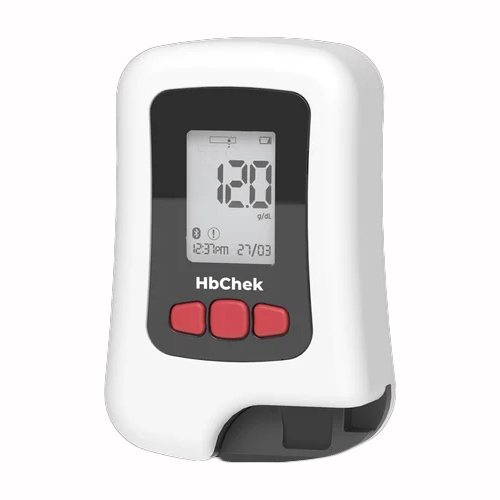 Hemoglobin Meter - High-Quality Plastic Build Medical Purpose Use in Hospitals Instant Results for Patient Monitoring