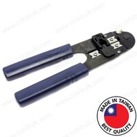 Rj45 Crimping Tool Light Weight - Steel, Compact And Durable Design | Efficient Cutting, Stripping & Crimping In One Easy Operation