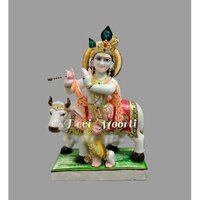 Marble Gopal Krishna Statue - Height: 2 Feet Foot (ft)